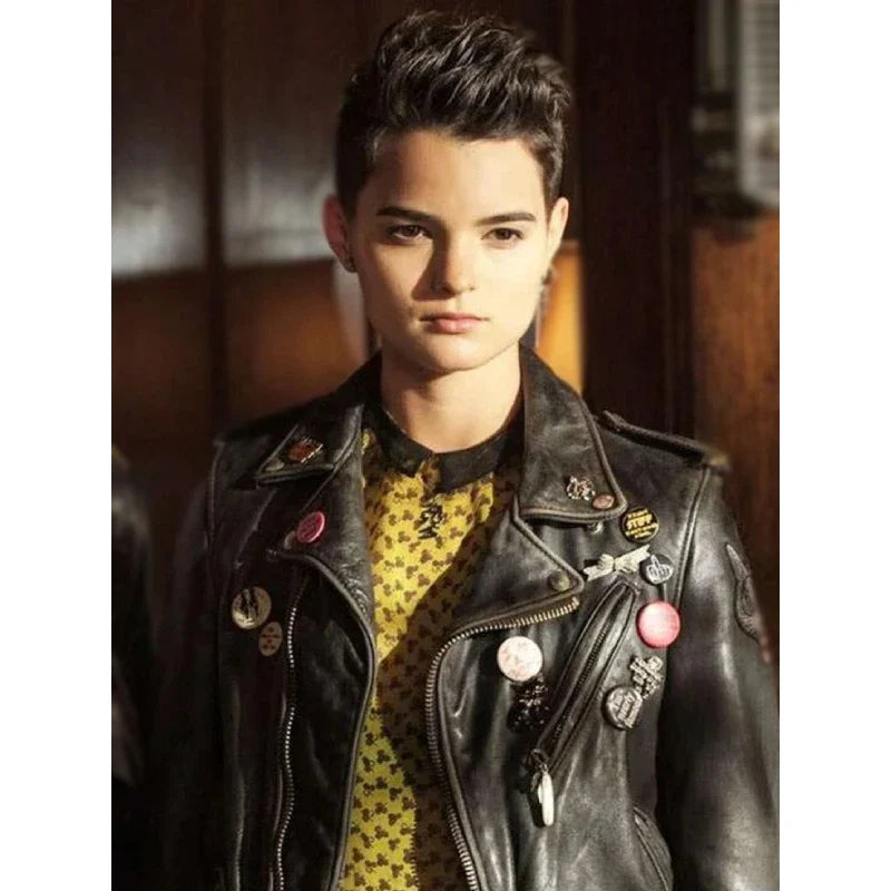 brianna-hildebrand-deadpool-_-wolverine-leather-jacket