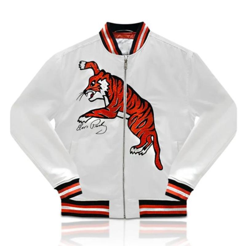 Elvis Presley Tiger Satin Jacket