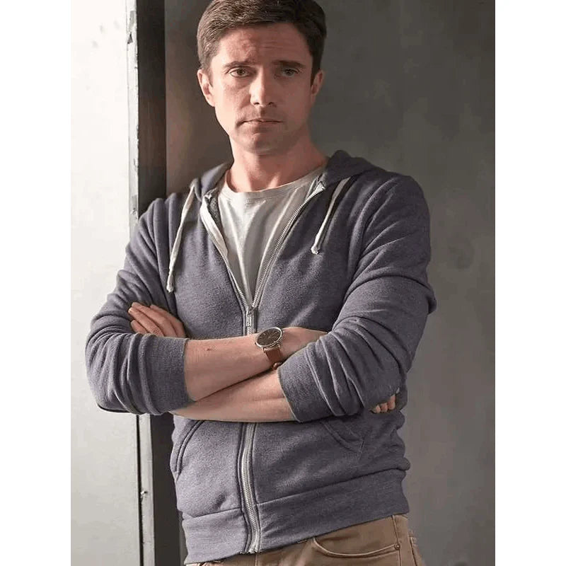 flight-risk-2024-topher-grace-grey-hoodie