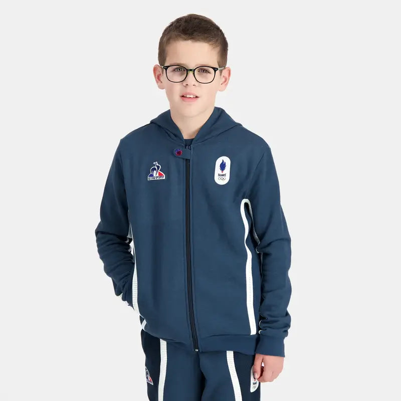 france-2024-olympic-french-team-kids-hooded-zipper-sweatshirt