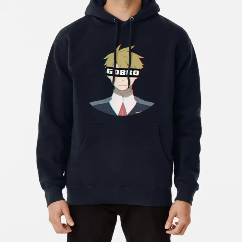 Gobro-spy-x-family-navy-fleece-hoodie