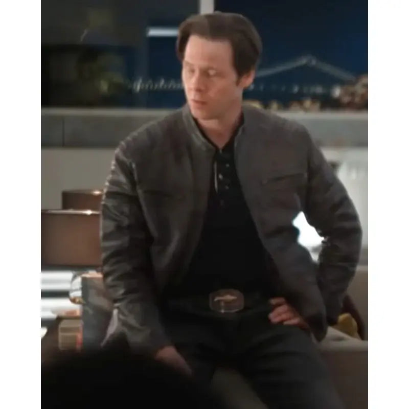 ike-barinholtz-the-afterparty-brett-black-jacket