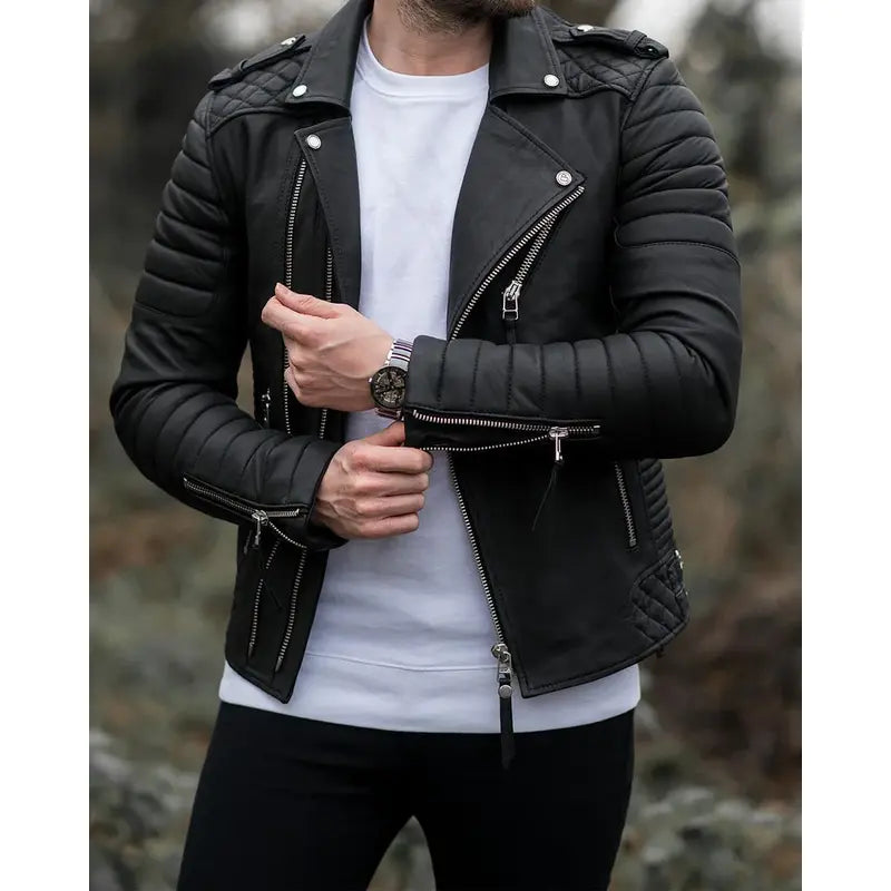 kay-michaels-black-leather-jacket