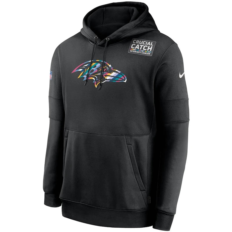 Baltimore Ravens Black Catch Hoodie