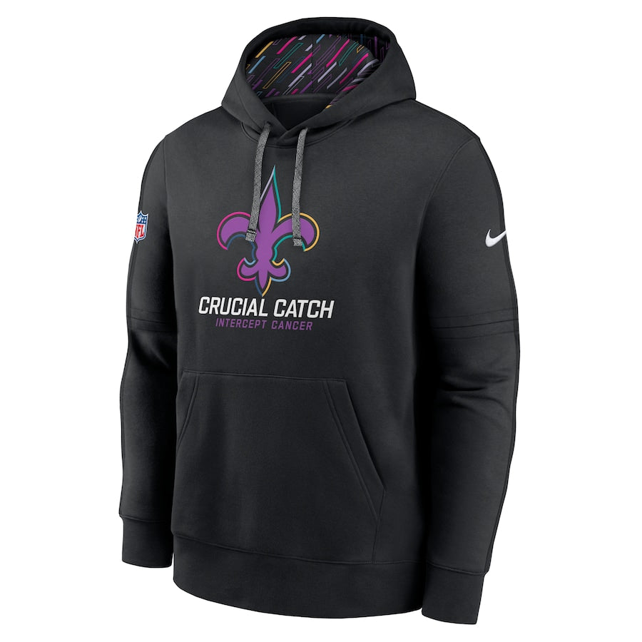 New Orleans Saints Black Crucial Hoodie