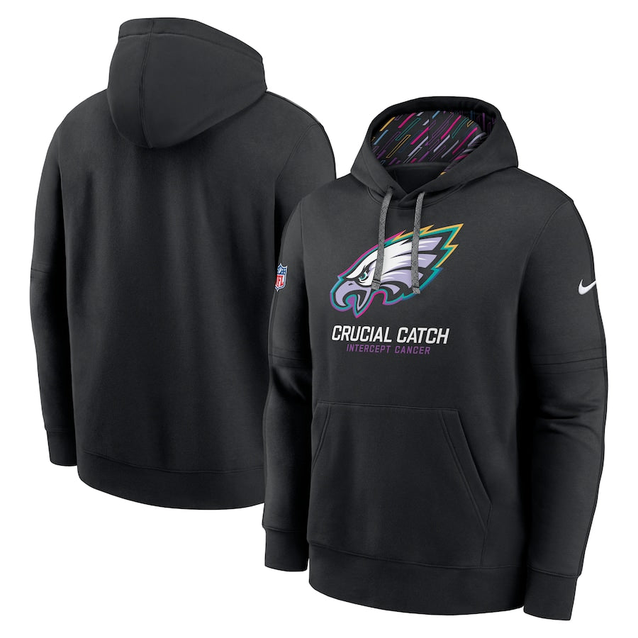 Philadelphia Eagles Black Crucial Hoodie