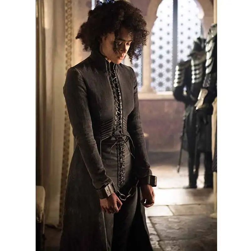 Game of Thrones Nathalie Emmanuel Wool Coat