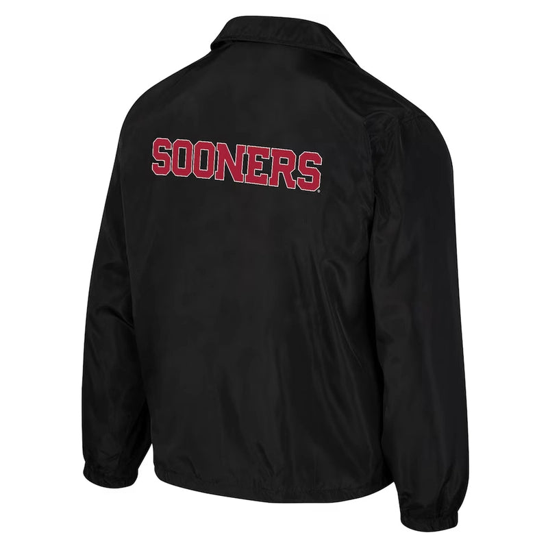 Oklahoma Sooners Full-Snap Coaches Jacket