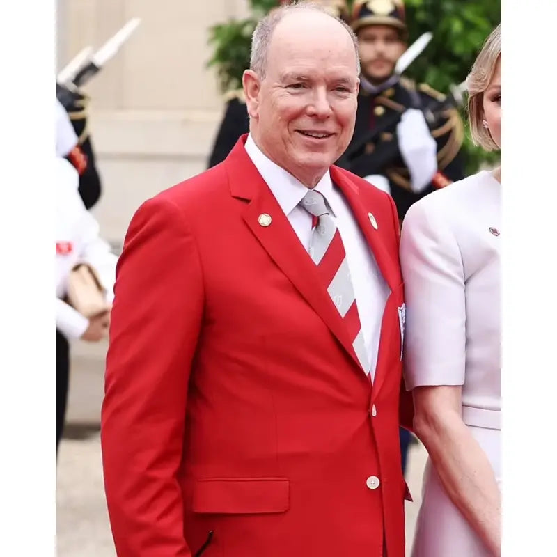 olympic-games-2024-prince-albert-red-blazer