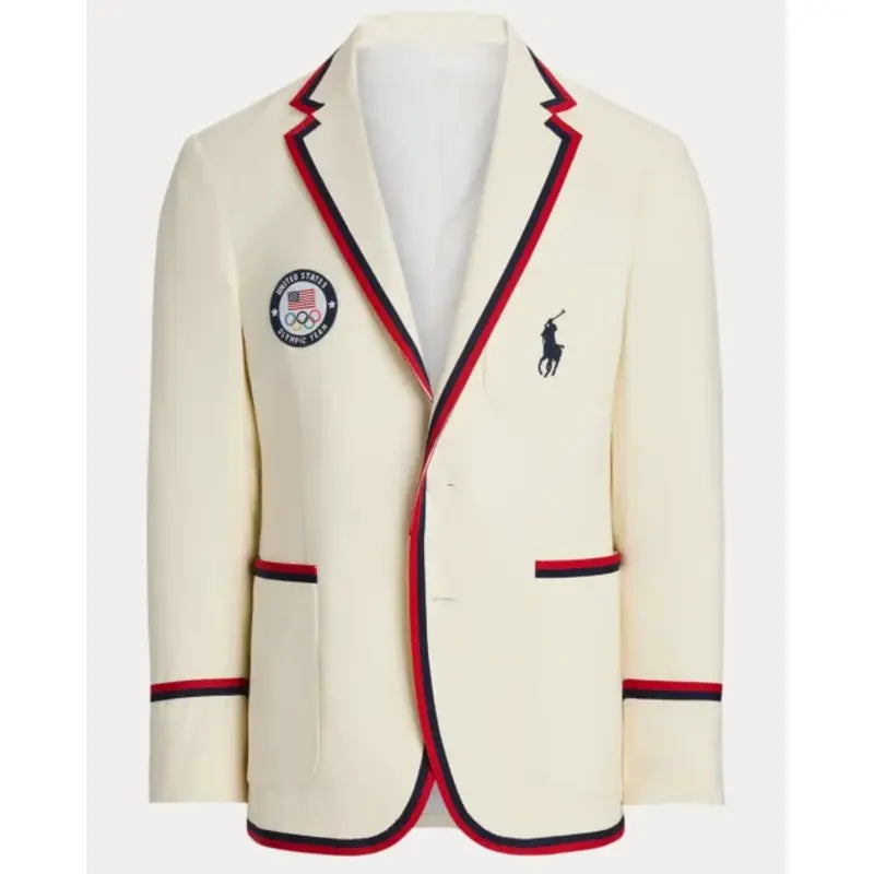 olympic-team-usa-flagbearer-2024-polo-ralph-lauren-white-blazer