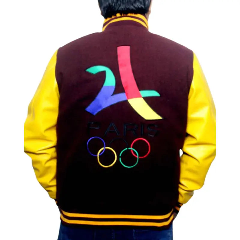 paris-2024-france-olympics-maroon-varsity-jacket