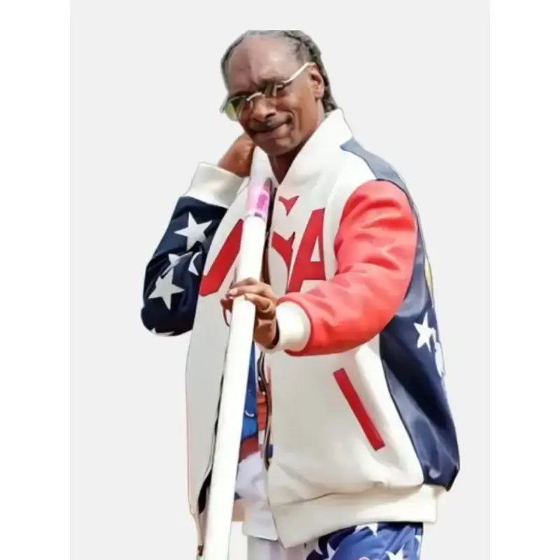 snoop-dogg-olympic-usa-2024-leather-jacket