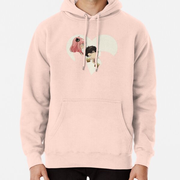 Spy X Family Anime Pale Pink Hoodie