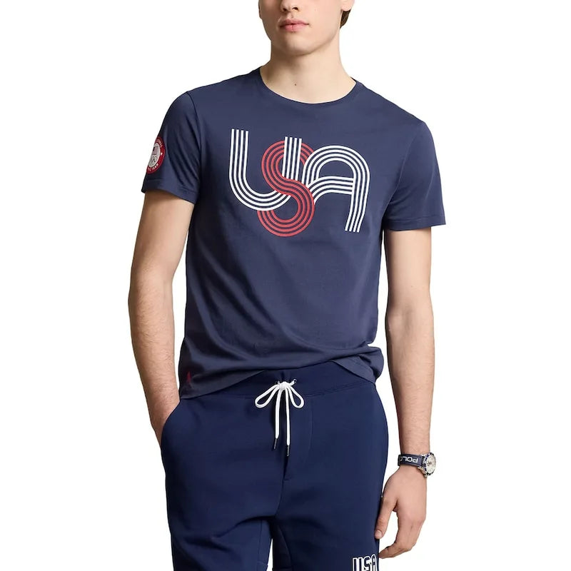 summer-olympics-team-usa-2024-villagewear-navy-blue-t-shirt