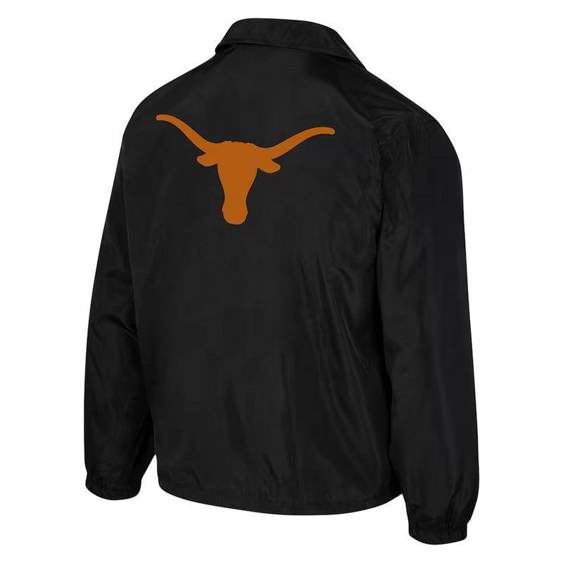 Texas Longhorns Full-Snap Coaches Jacket