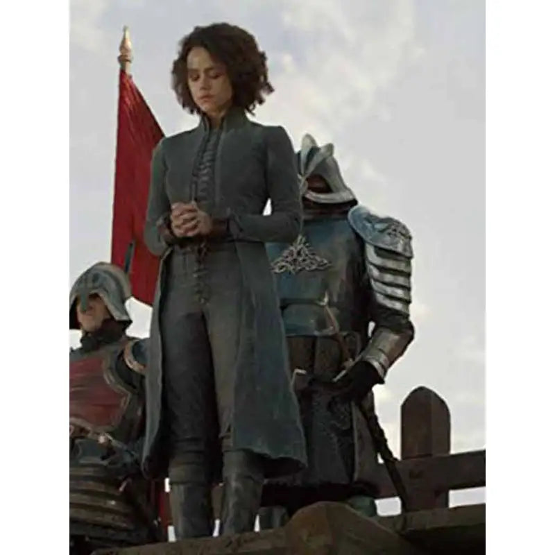 Game of Thrones Nathalie Emmanuel Wool Coat