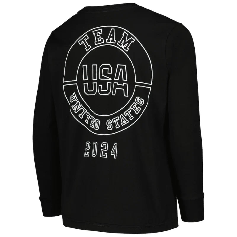 Team USA Youth 2024 Flag & Rings Sweatshirt