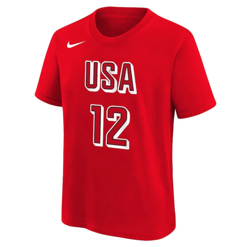 USA Basketball 2024 Summer Olympics Diana Taurasi  Name & Number T-Shirt